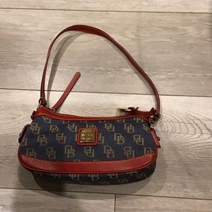 Dooney & Bourke denim monogram handbag
